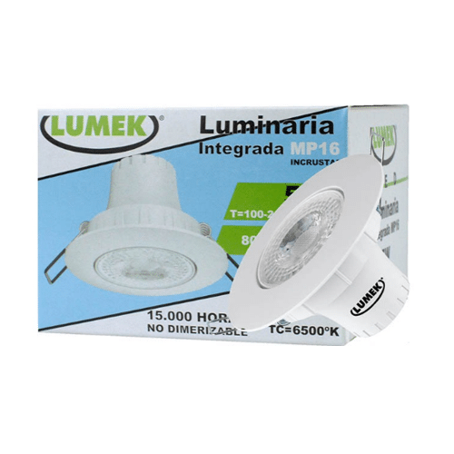 Luminaria LED Lumek Integrada Mp16 5W 6500K